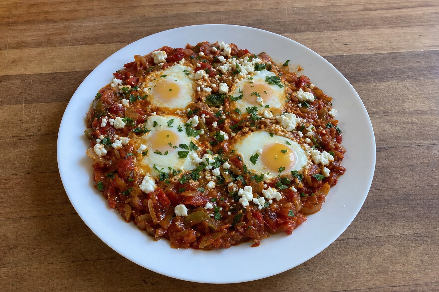 Shakshuka com Queijo Feta
