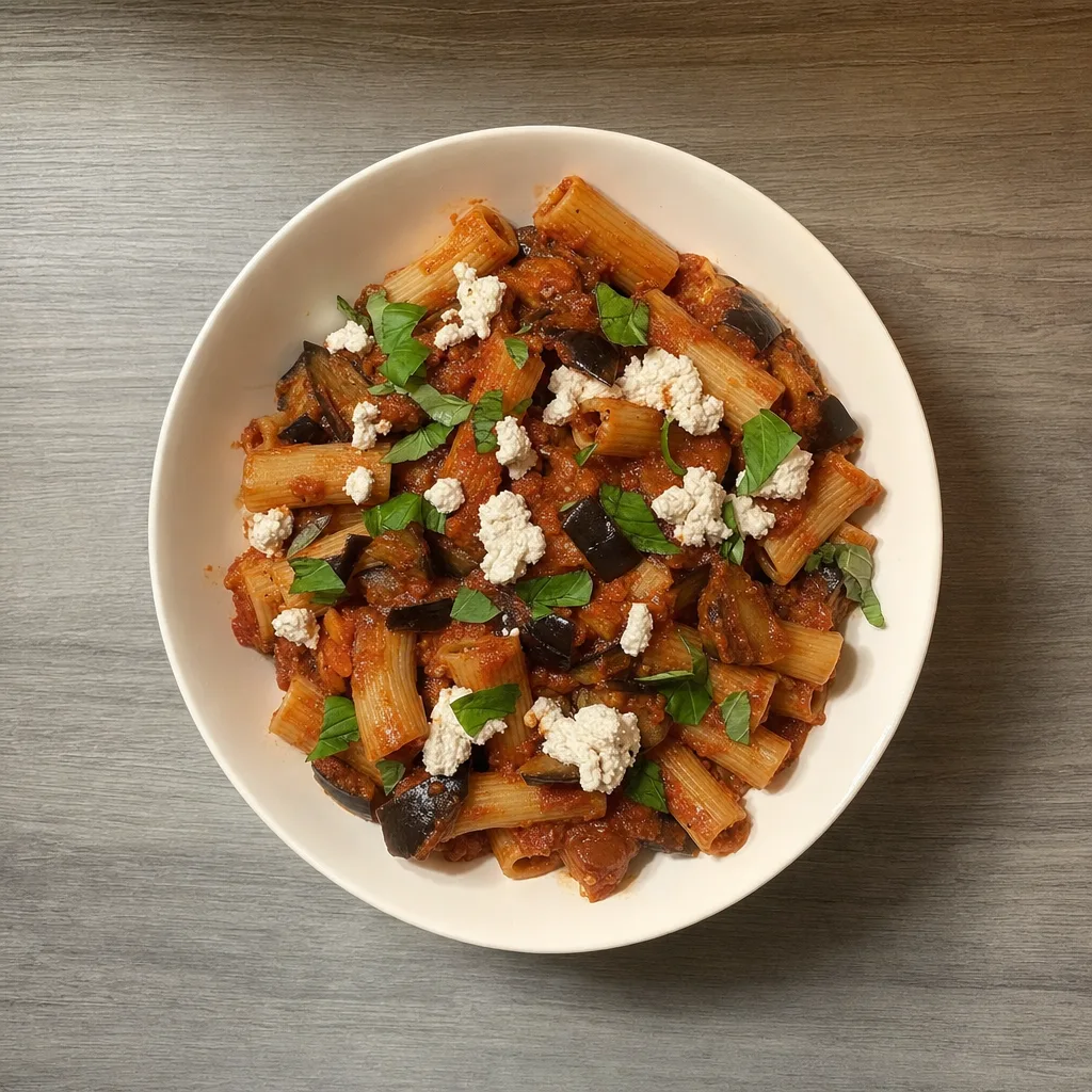 Pasta alla Norma Vegana