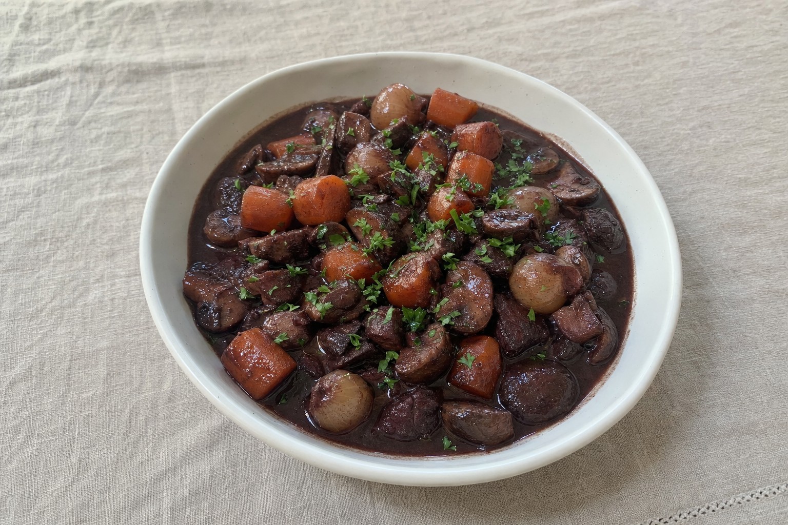 Bourguignon de Cogumelos