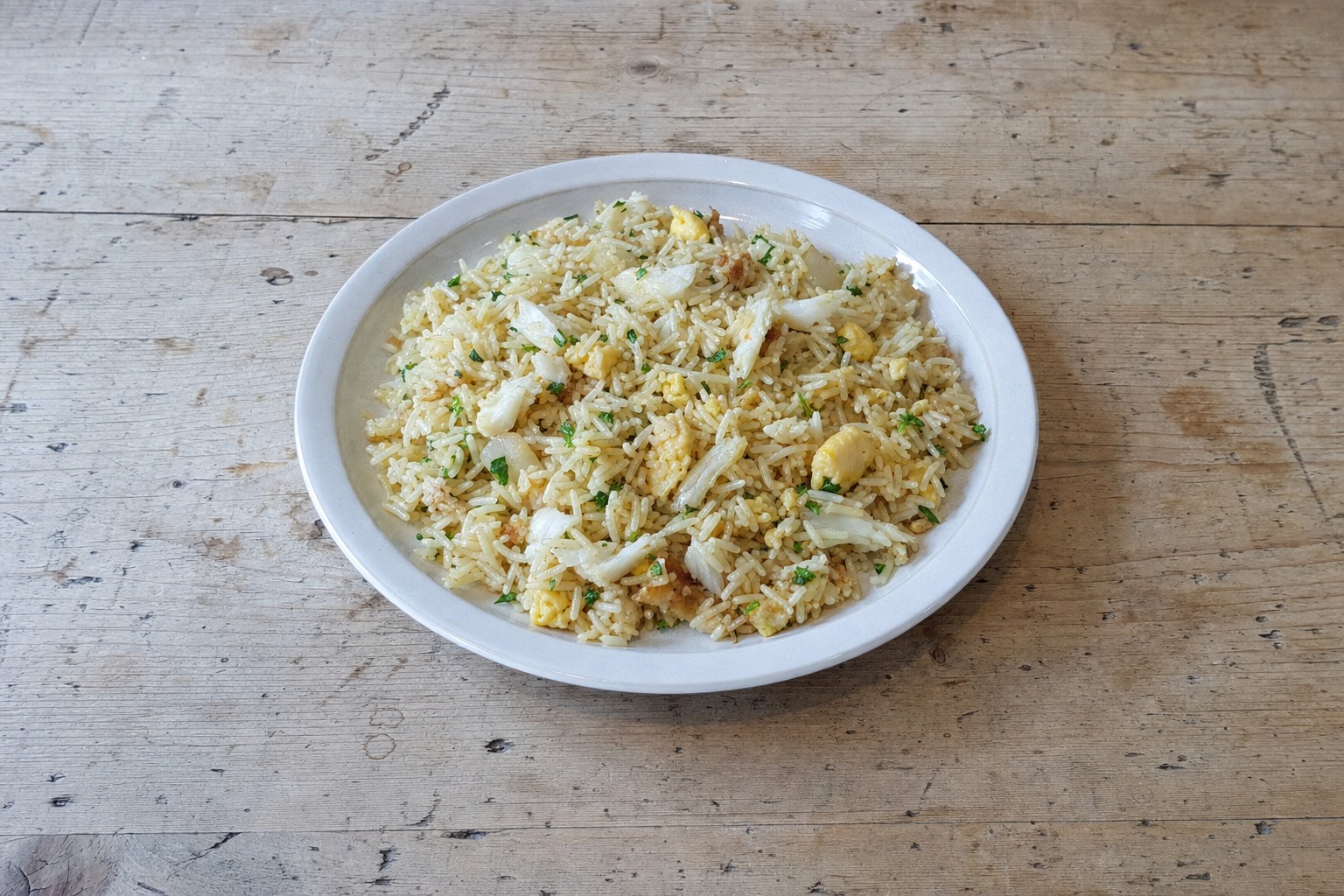 Kedgeree – Arroz com Haddock Fumado e Ovo Cozido