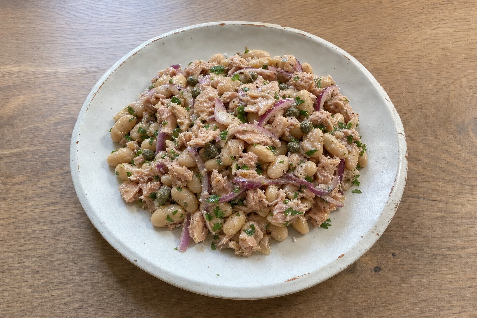 Salada de Atum com Feijão Branco