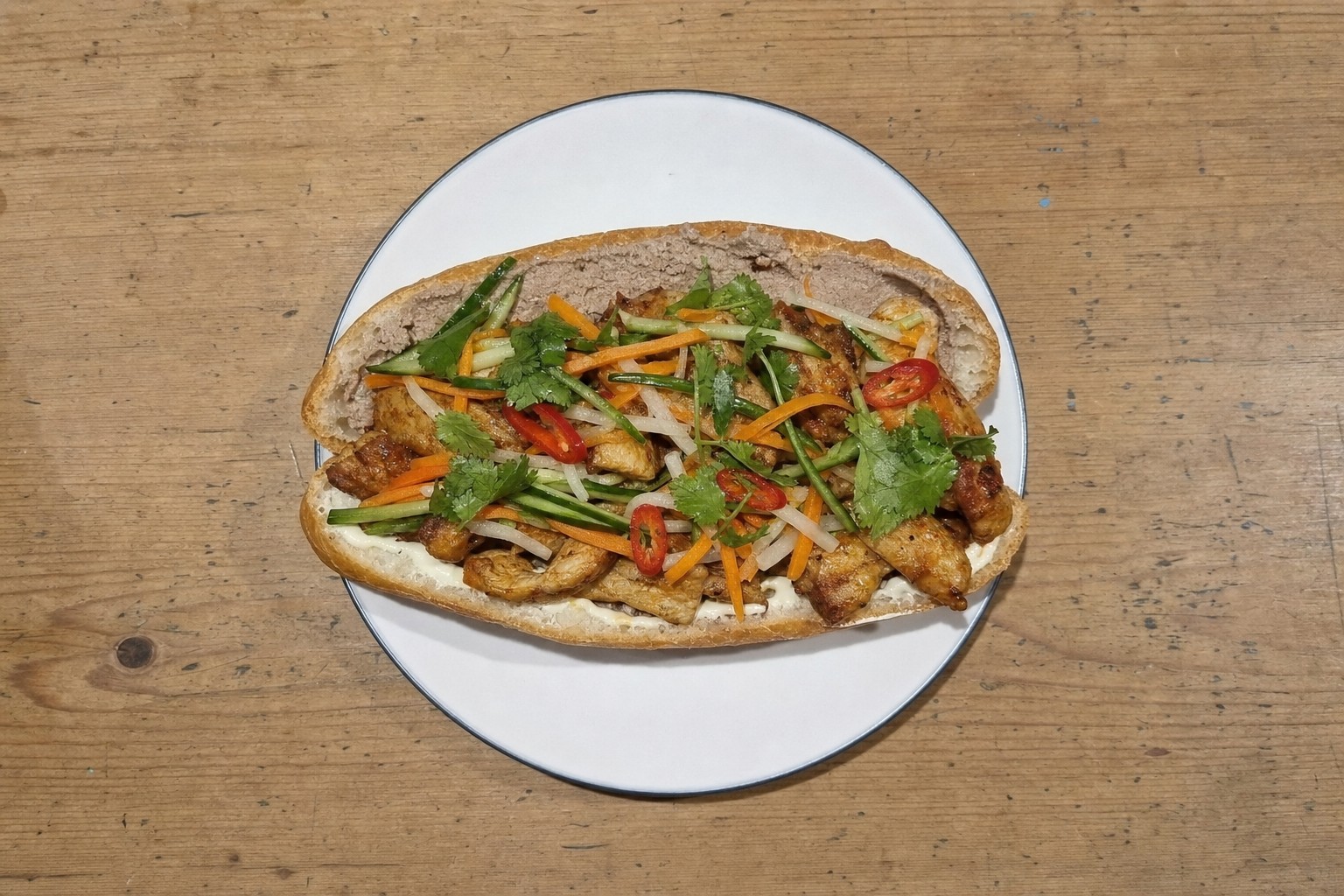 Bánh mì de frango