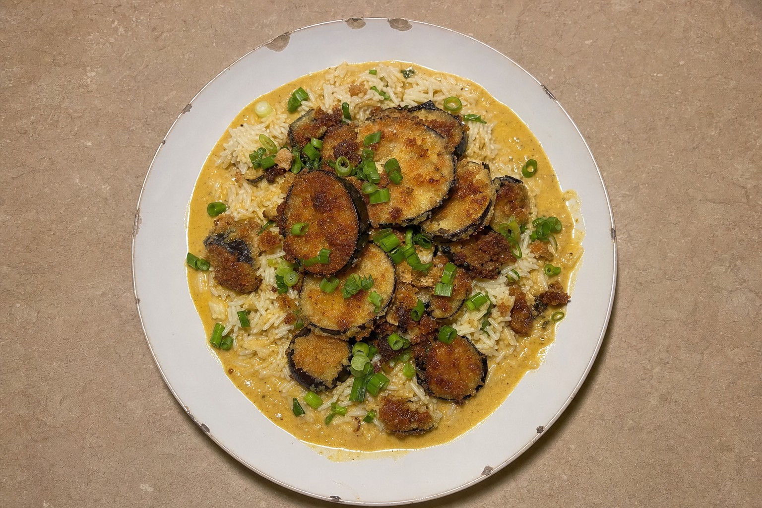 Caril Katsu de Beringela