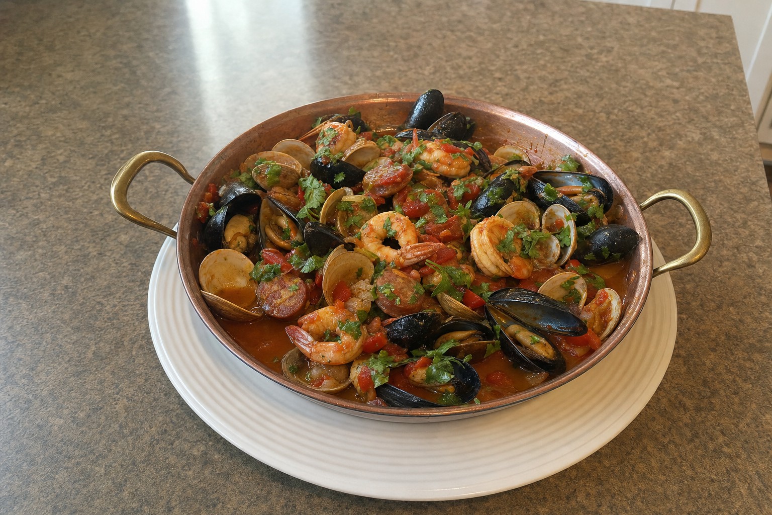 Cataplana de marisco algarvia