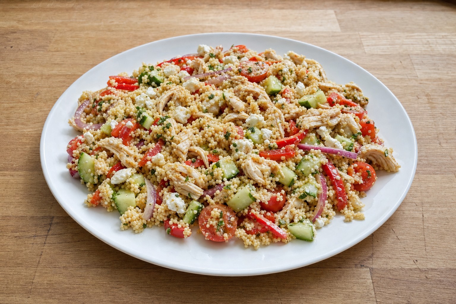 Salada de Couscous e Frango