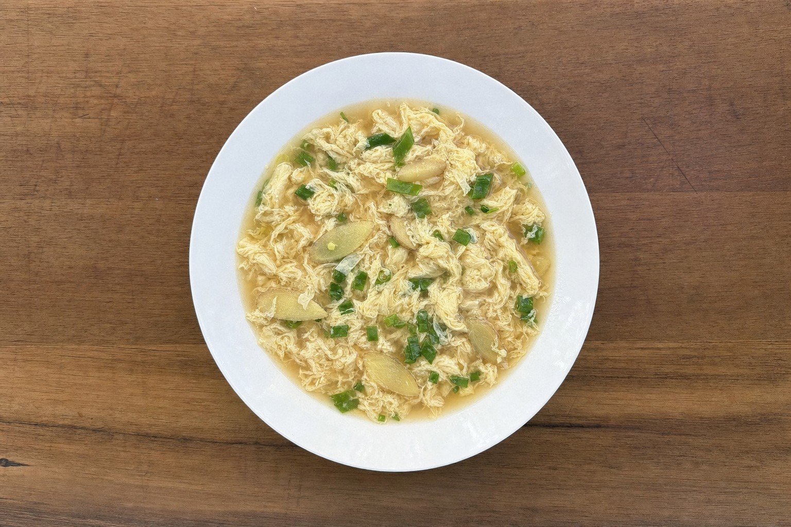Sopa de Ovos em Fio