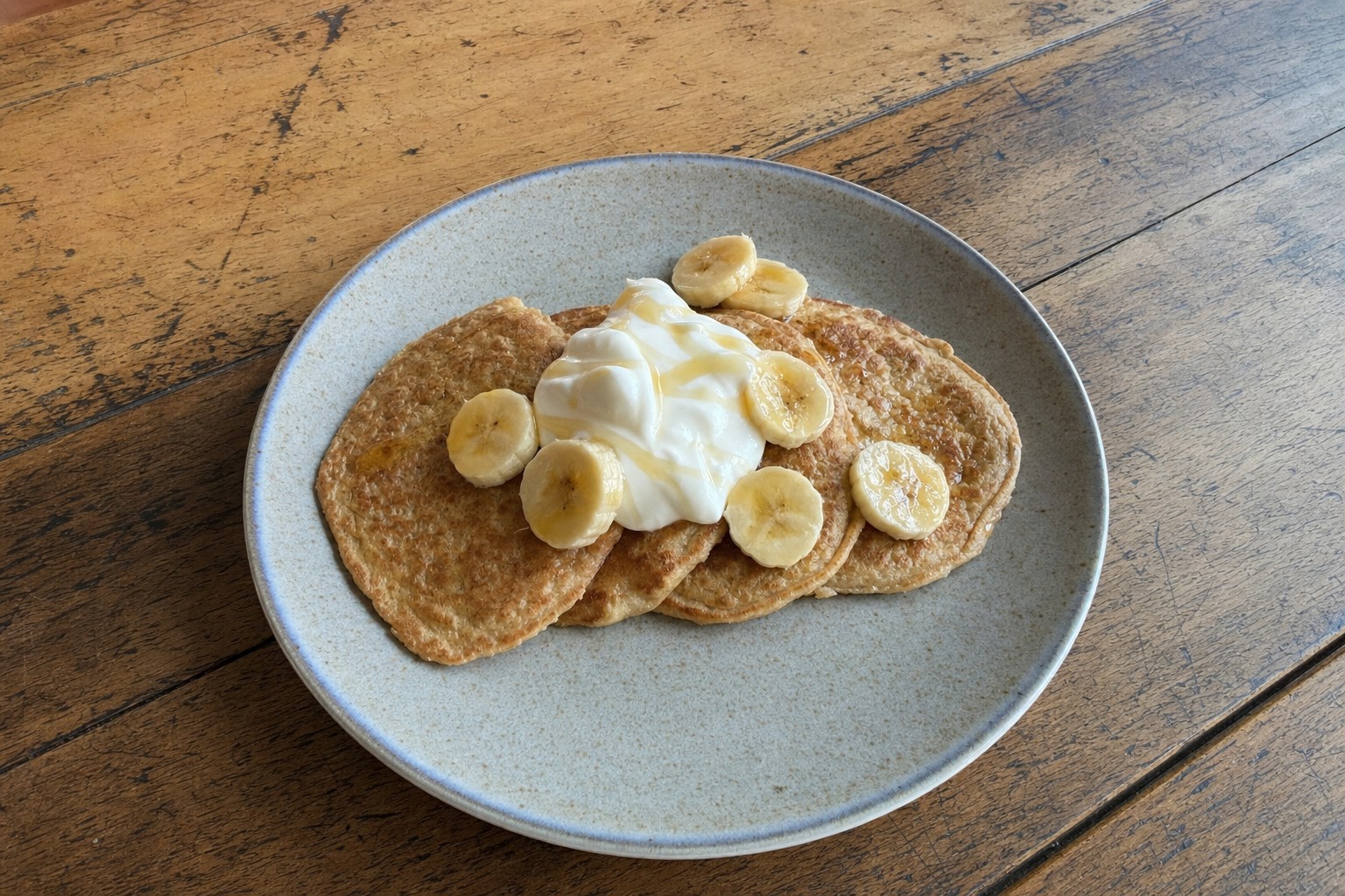 Panquecas Fit de Aveia e Banana