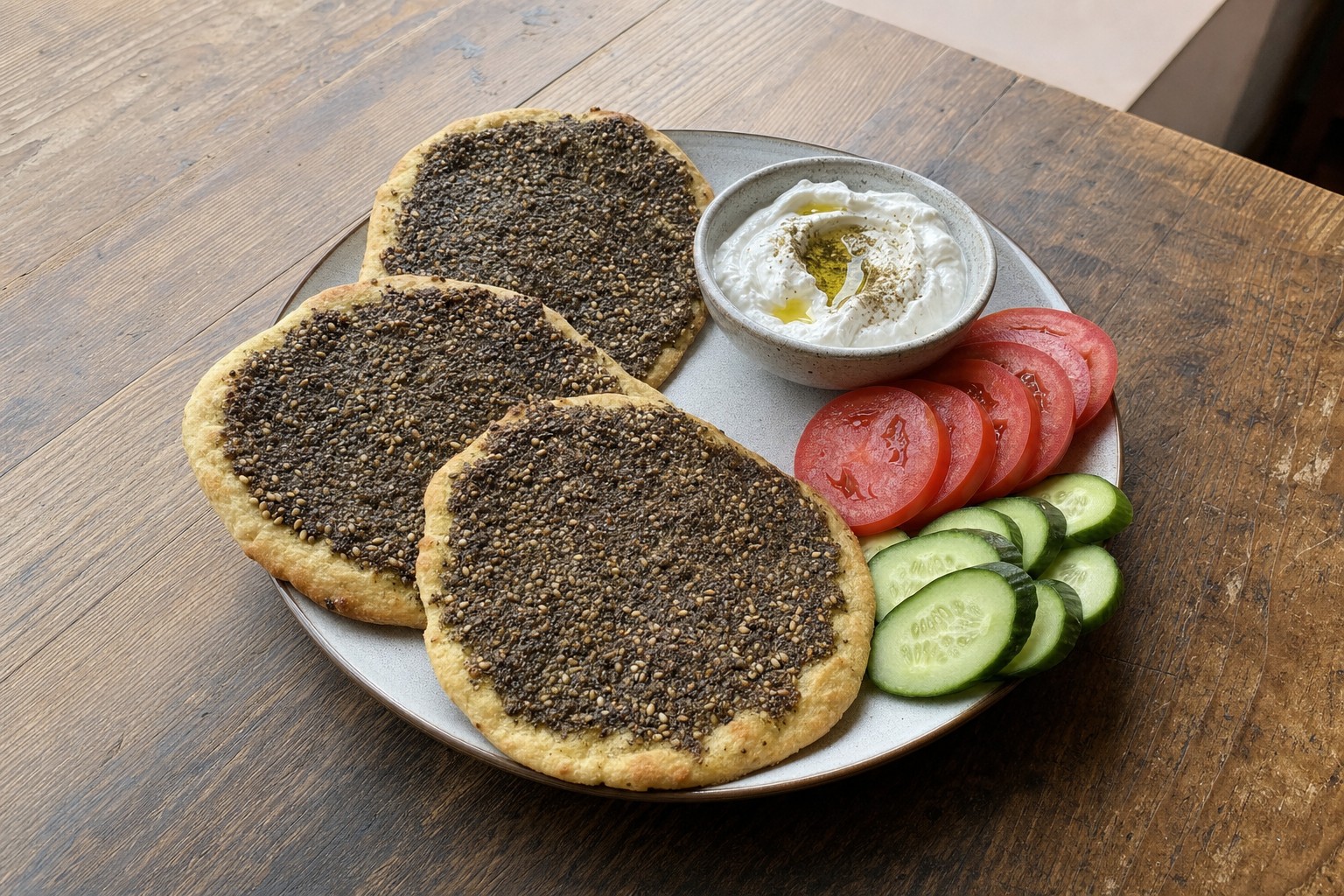 Manakish de Za'atar