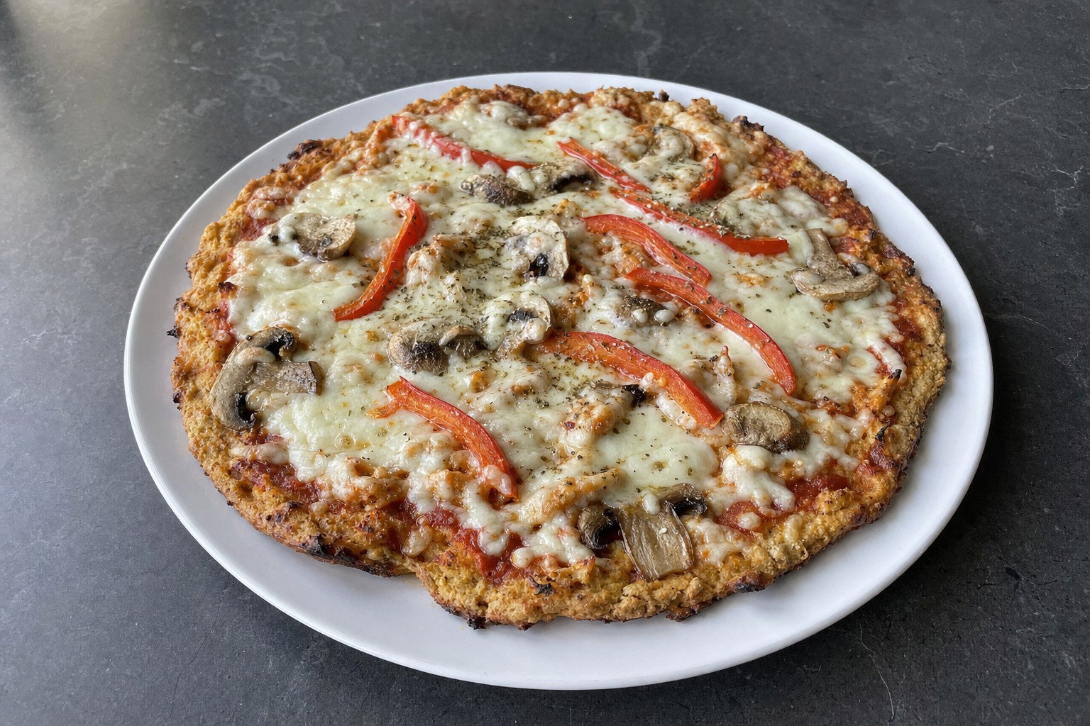 Pizza Proteica de Base de Frango