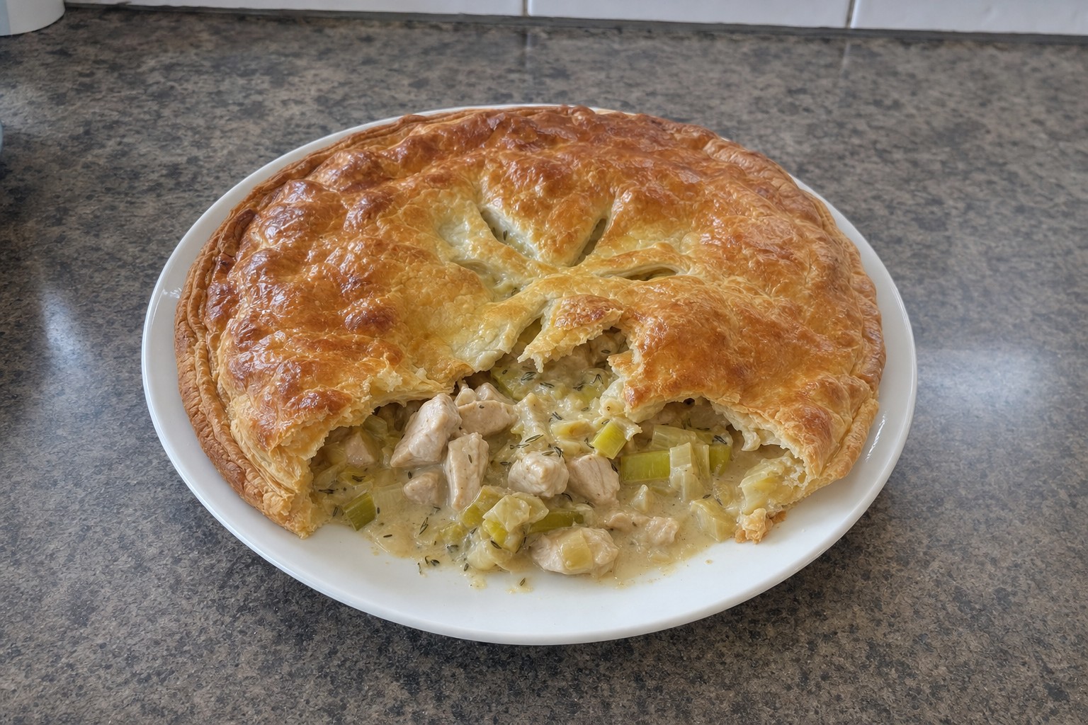 Chicken and Leek Pie
