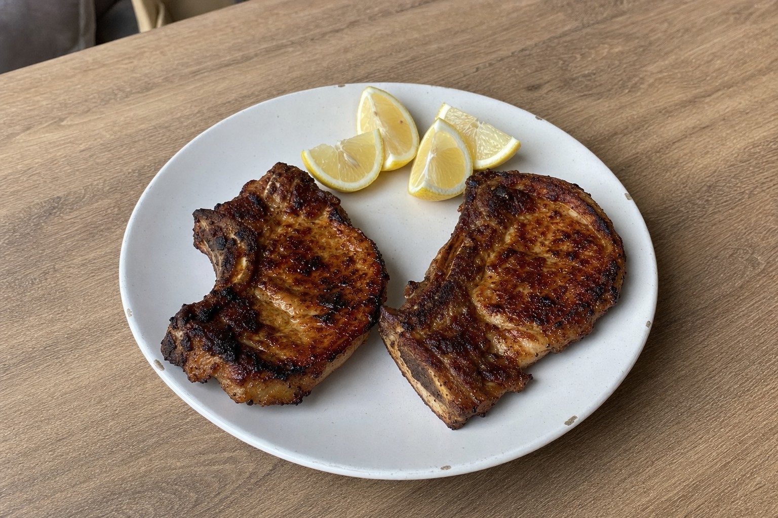 Costeletas de Porco do Cachaço na Air Fryer