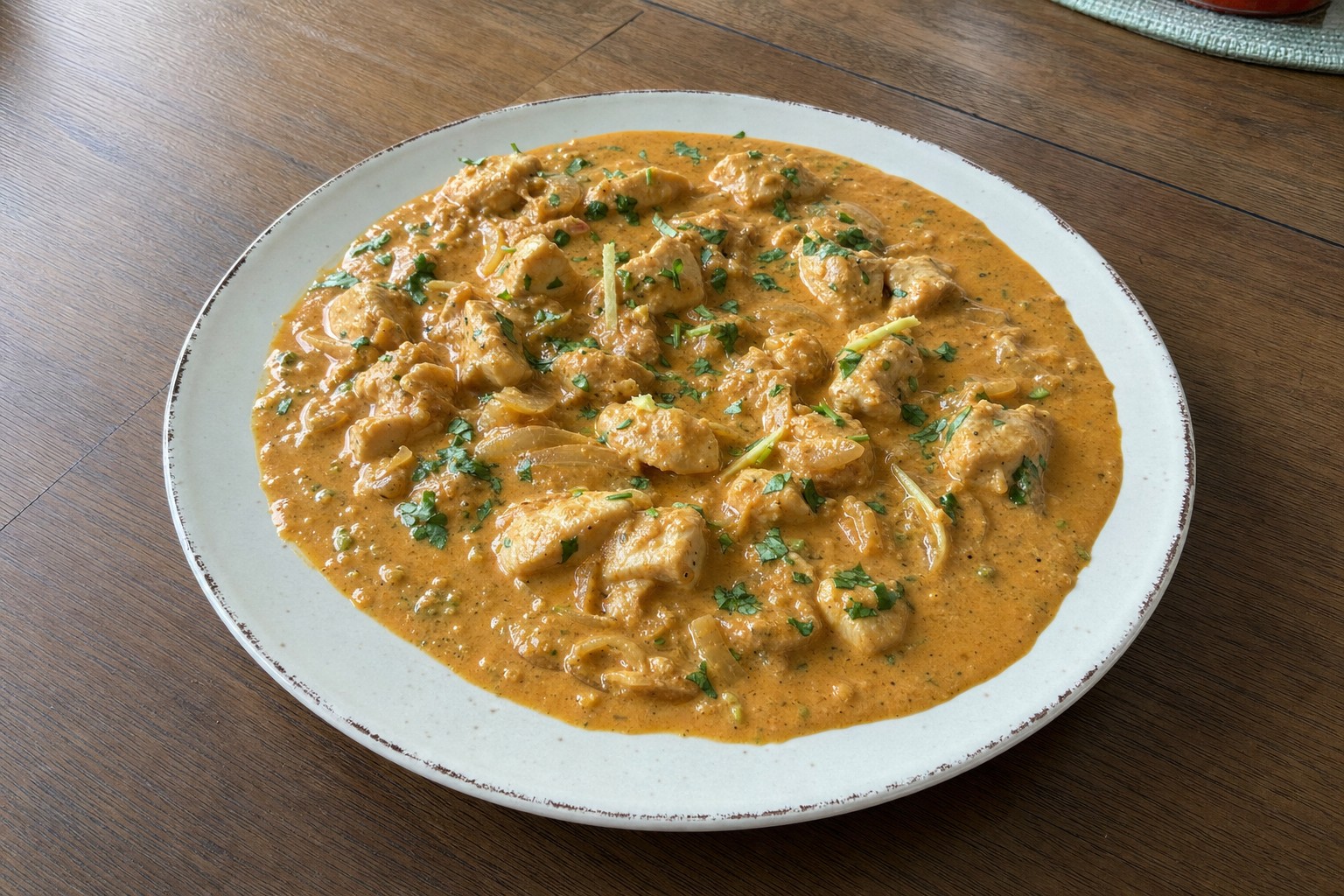 Caril de Frango Rápido