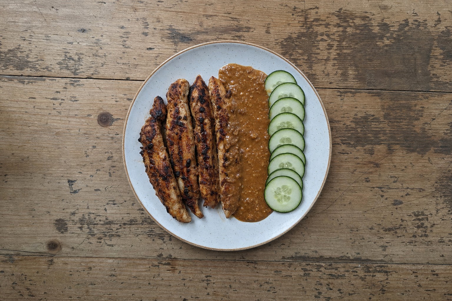 Frango Satay com Molho de Amendoim