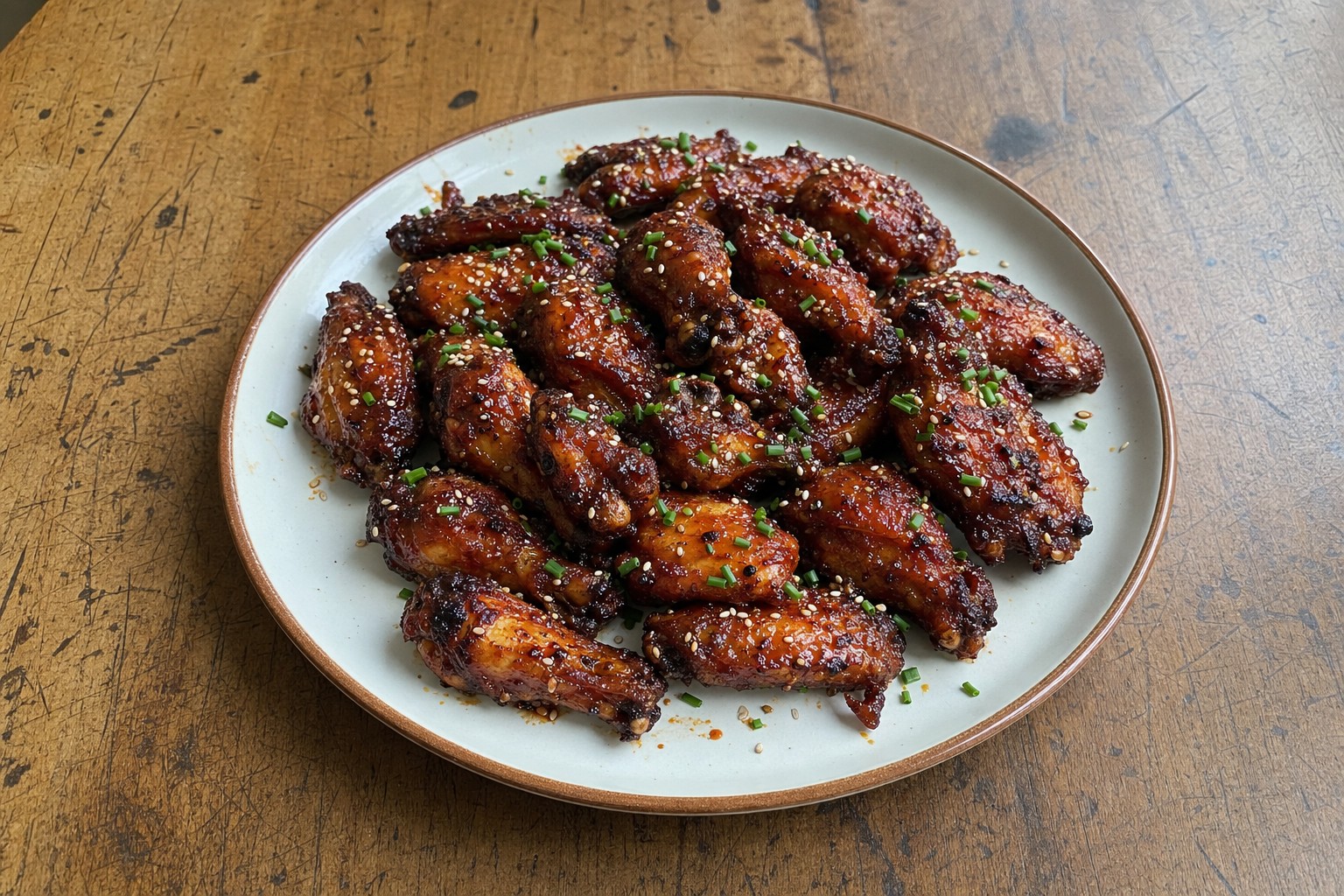 Frango Frito Coreano (Yangnyeom Chicken)