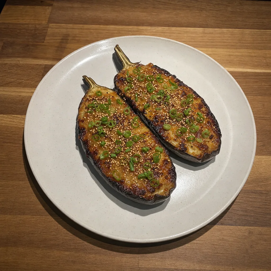 Beringela com Miso (Nasu Dengaku)