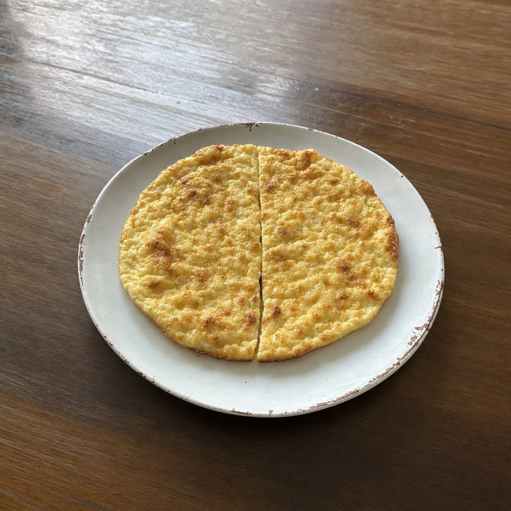 Flatbread de Queijo Cottage