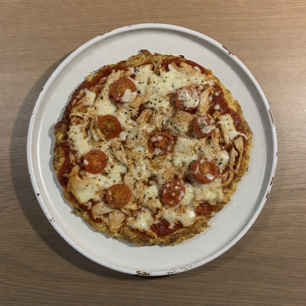 Pizza Proteica de Frigideira