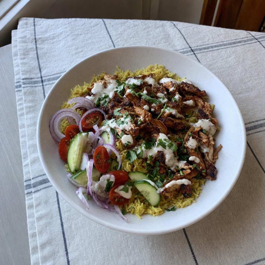 Taça de Shawarma de Frango