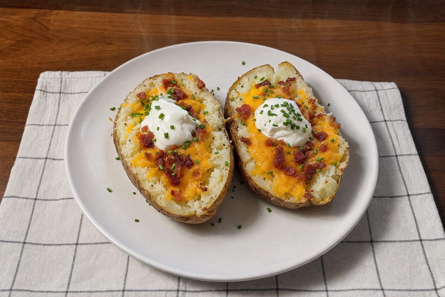 Batata Assada Recheada