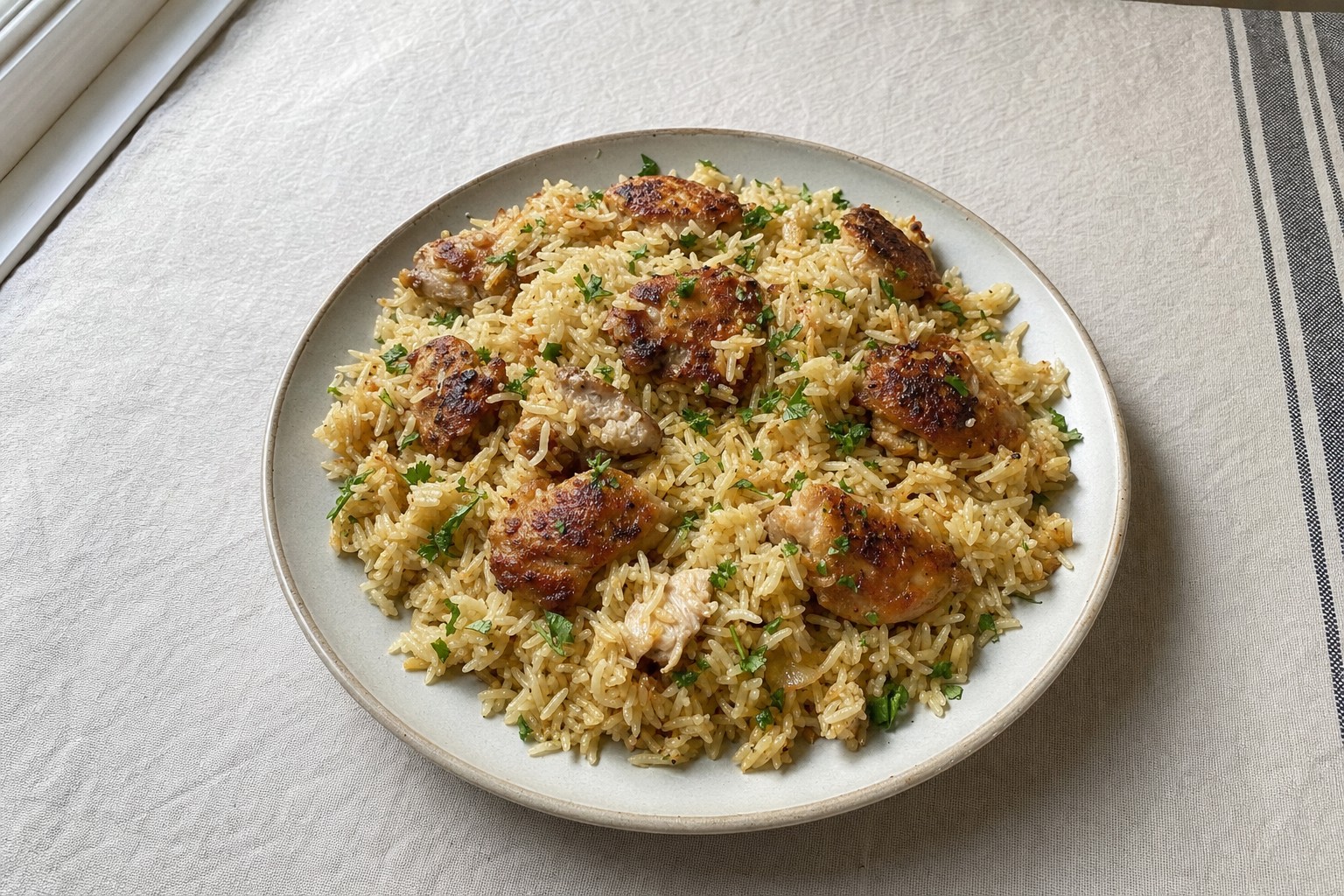 Frango com Arroz numa Só Frigideira