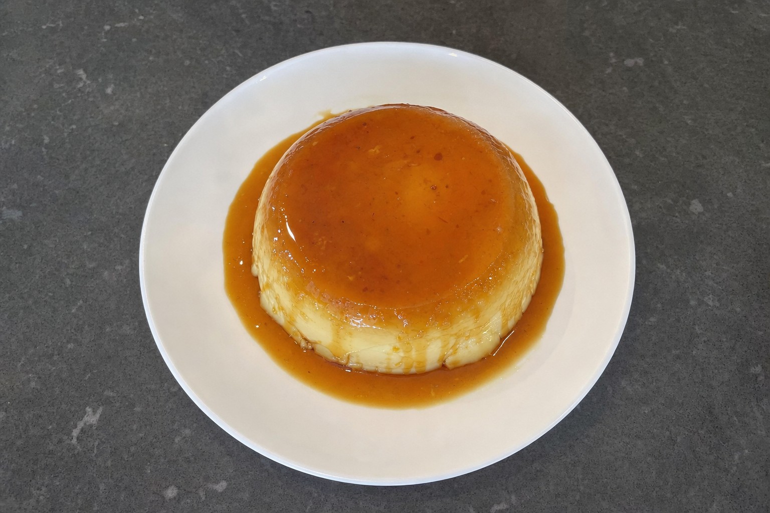 Flan de Ovo Caseiro