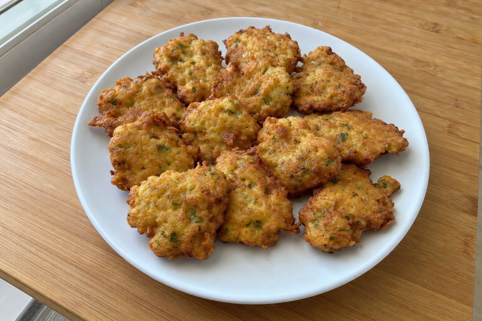 Pataniscas de Bacalhau Fritas