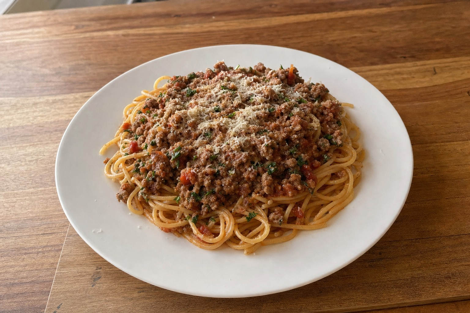 Carne Picada com Esparguete