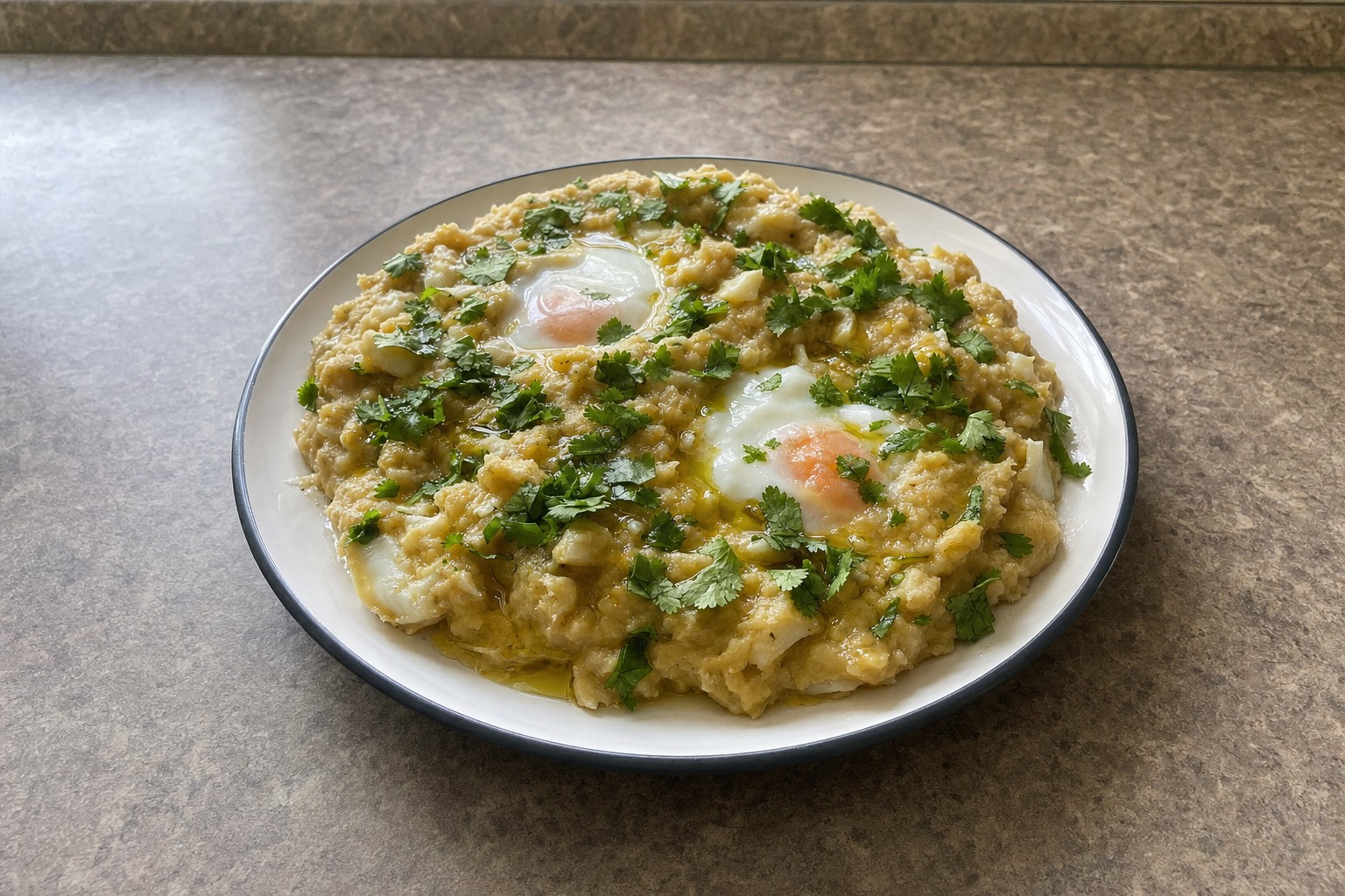 Açorda de bacalhau à alentejana