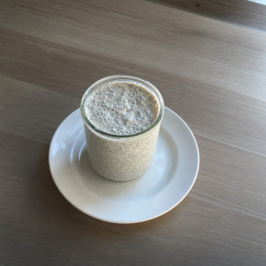 Pudim Proteico de Chia
