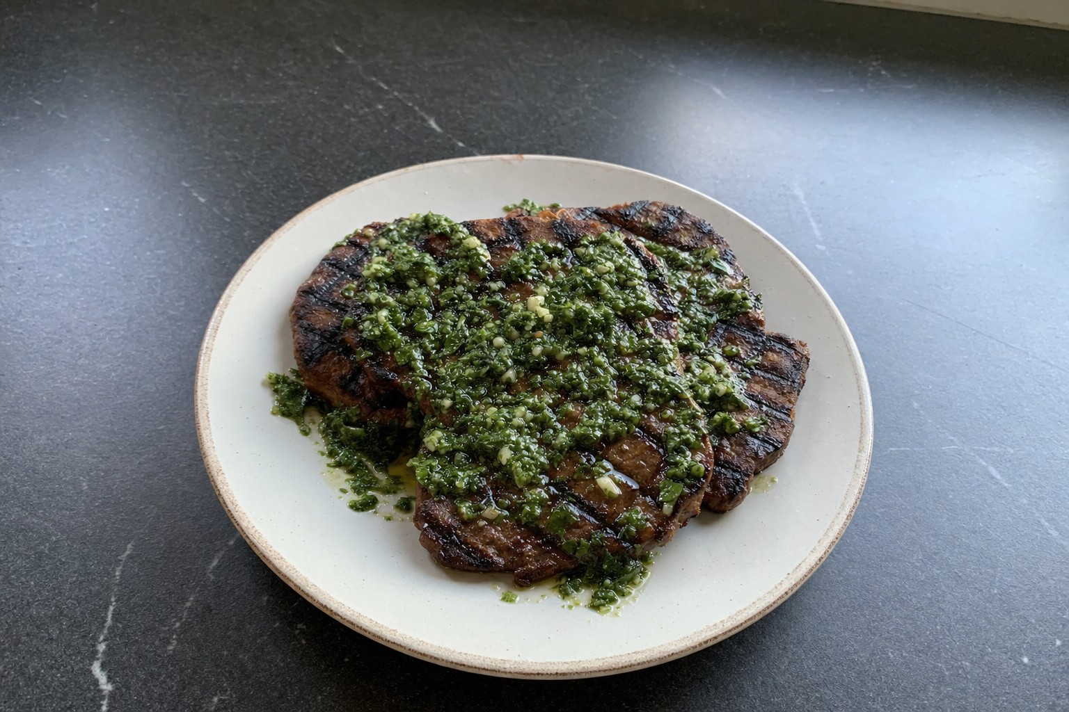 Seitan Grelhado com Chimichurri