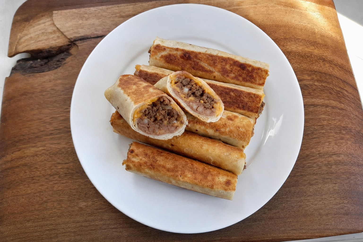 Burritos de Carne Picada com Feijão