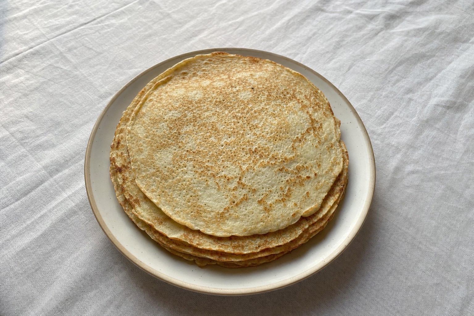 Crepes Proteicos de Queijo Cottage e Aveia
