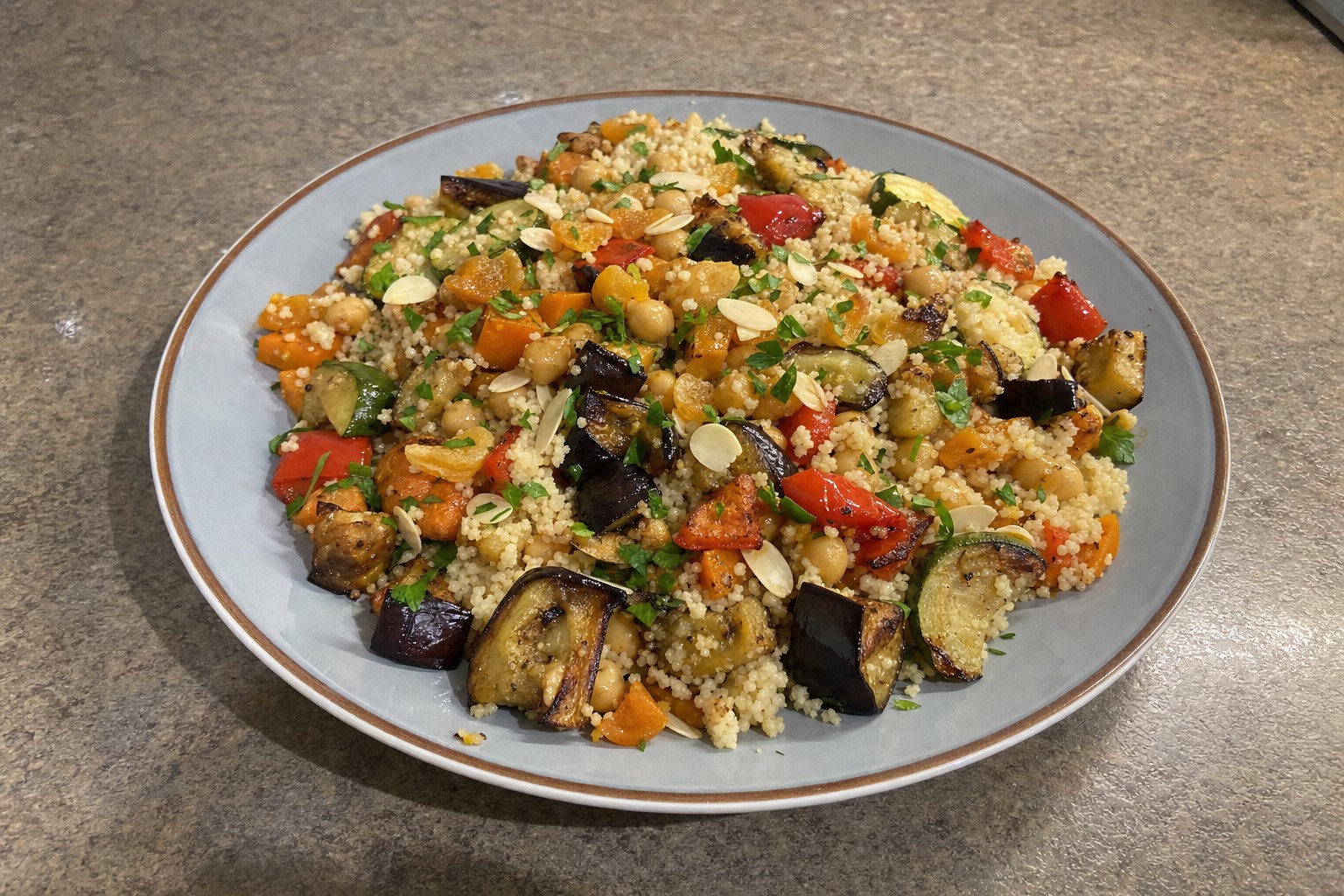 Cuscuz com Legumes Assados