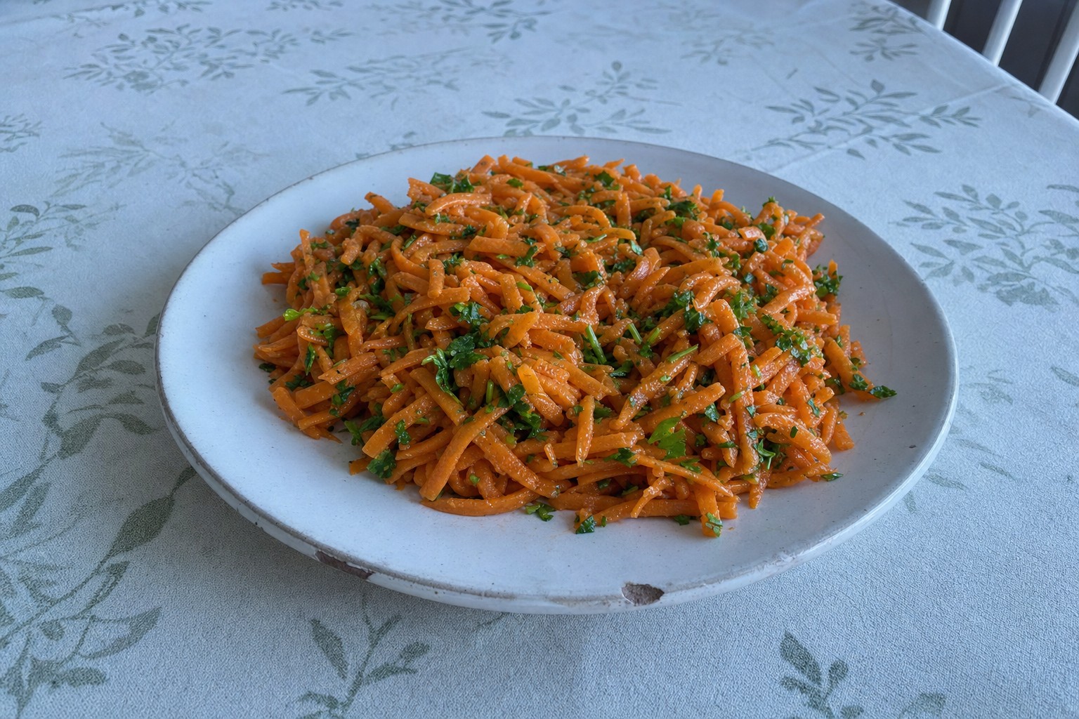 Salada Marroquina de Cenoura com Cominhos e Limão