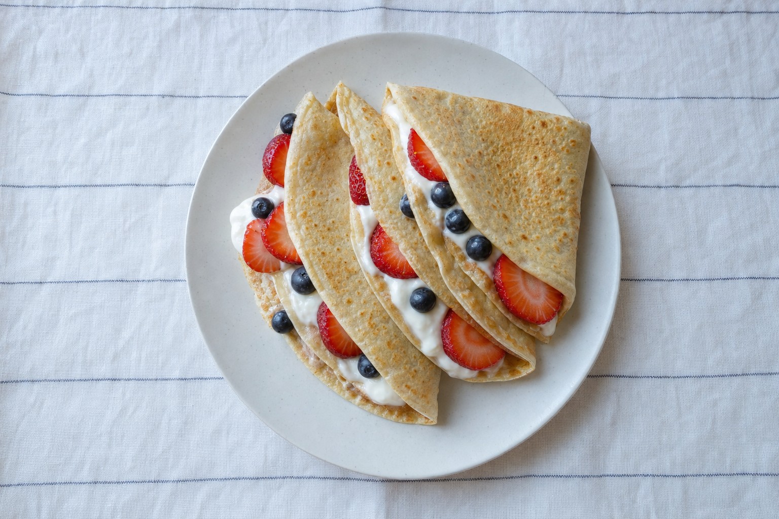 Crepes de Aveia e Ovo Proteicos