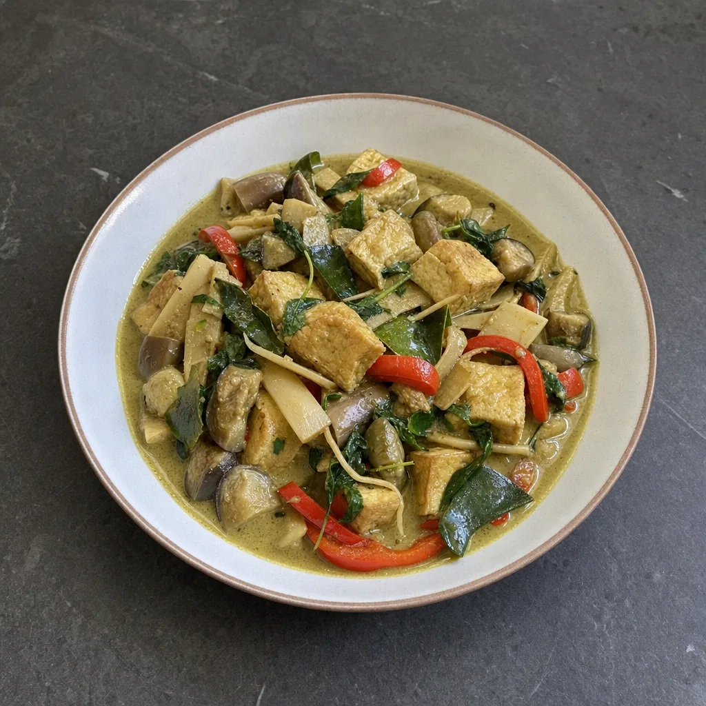 Caril Verde de Tofu