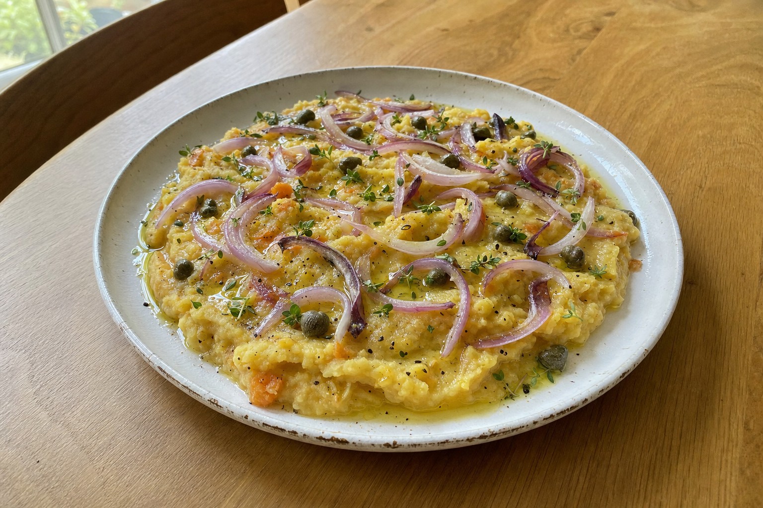Fava Santorini – Puré de Ervilha Amarela com Cebola