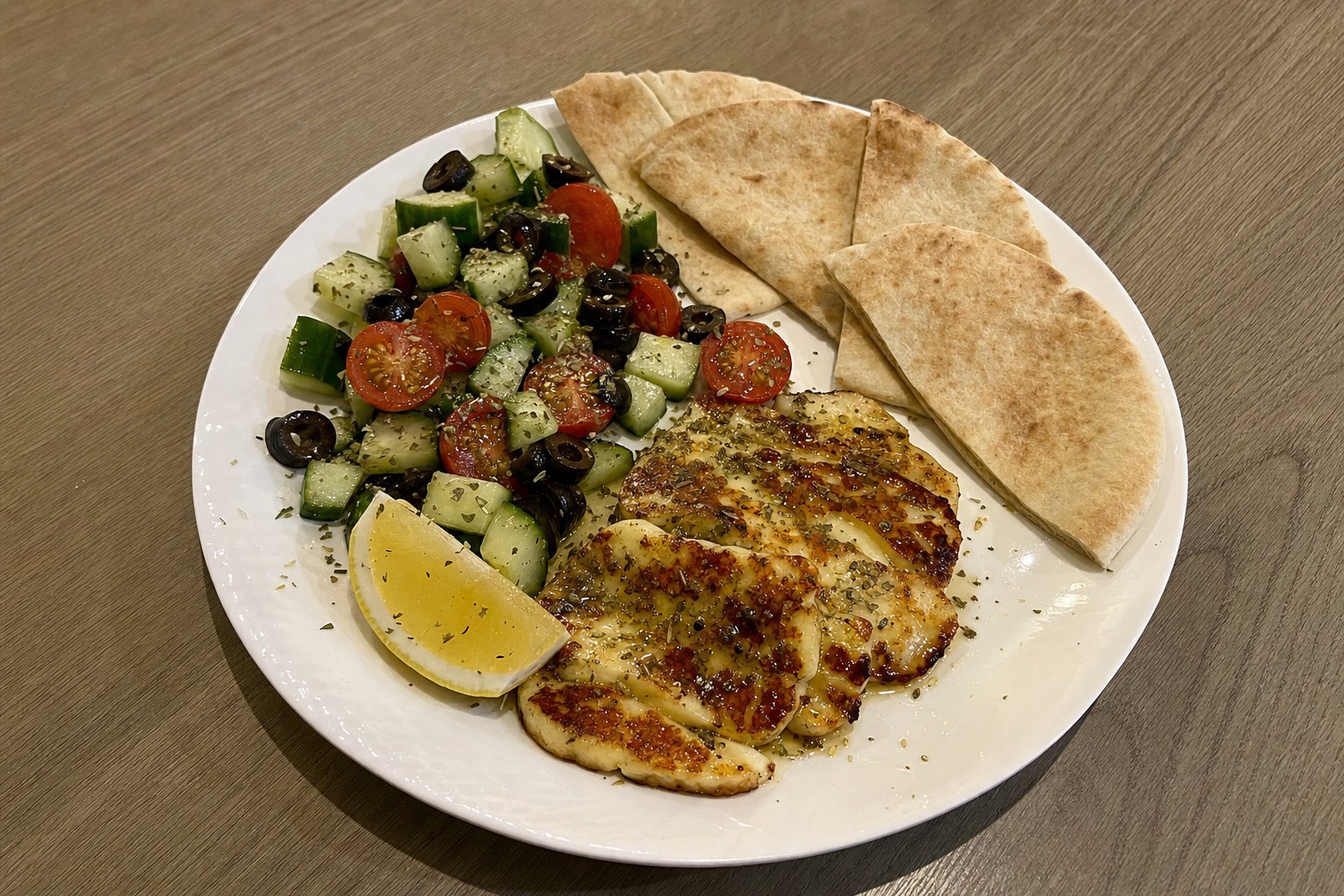 Halloumi Grelhado com Mel e Orégãos