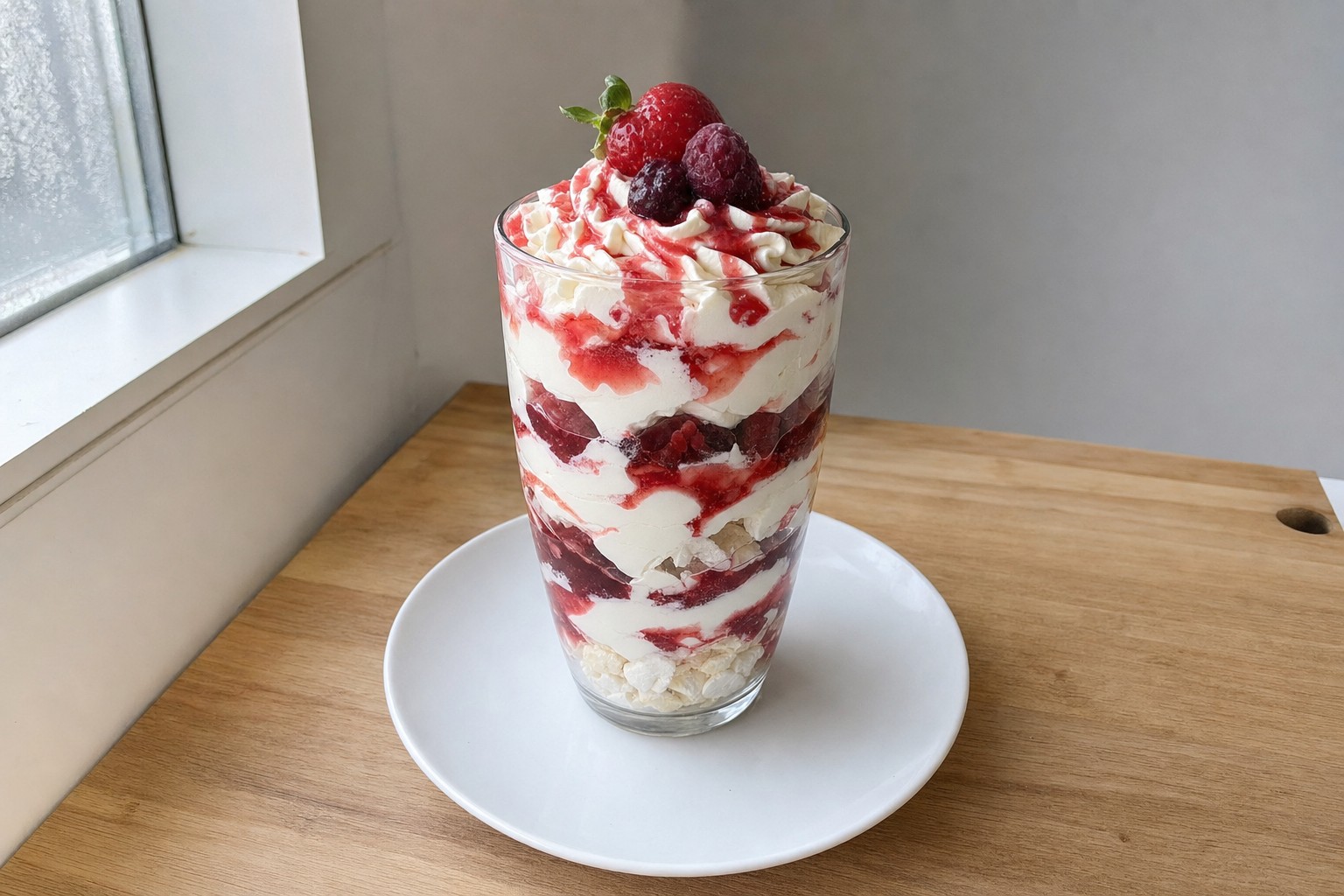 Eton Mess (Chantilly, Suspiros e Frutos Vermelhos)