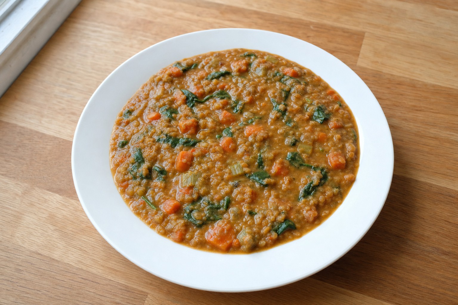 Sopa de Lentilhas Vermelhas Rica em Proteína