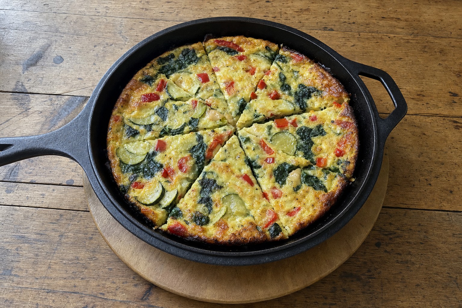 Frittata de Legumes com Sobras