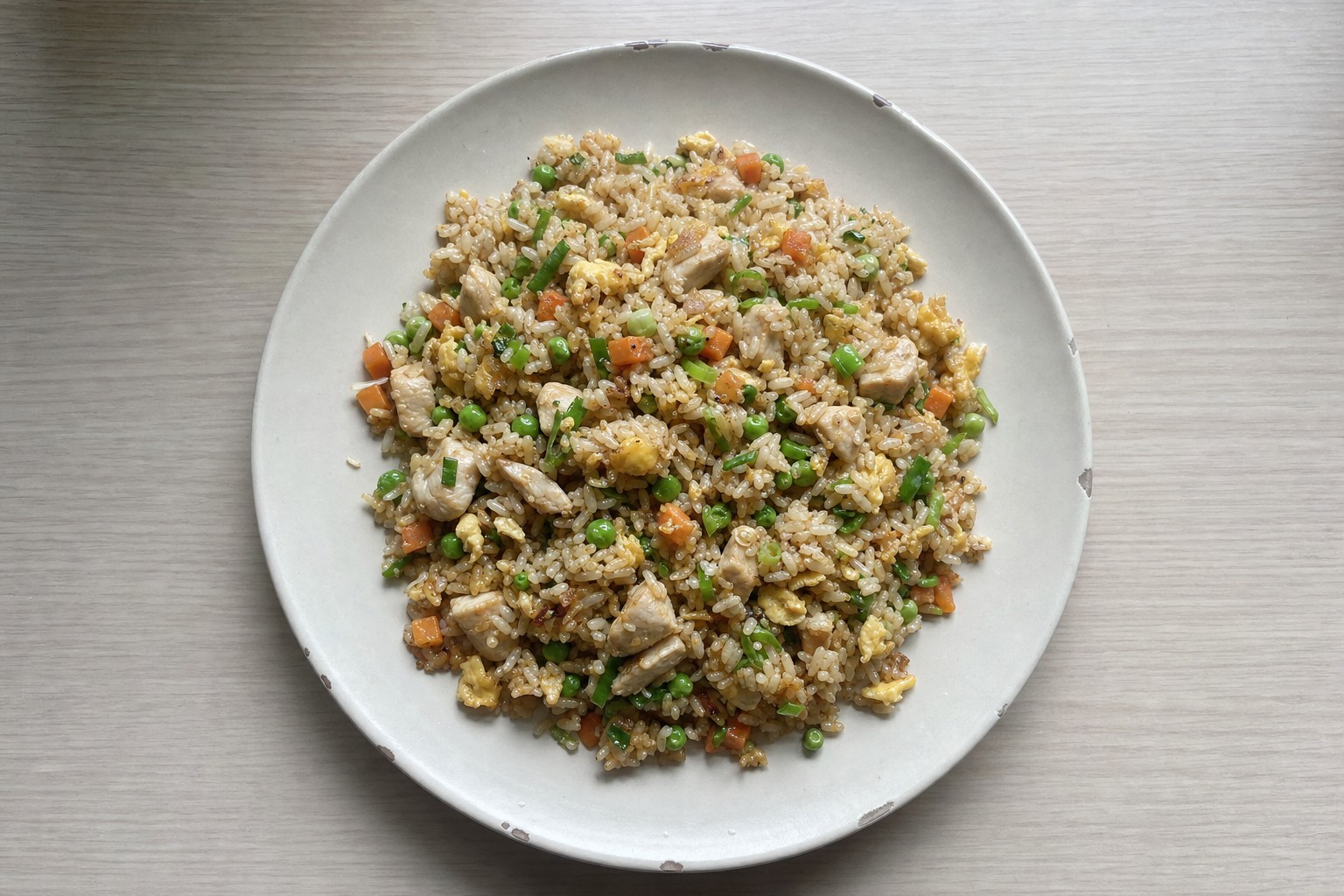 Arroz Frito com Frango