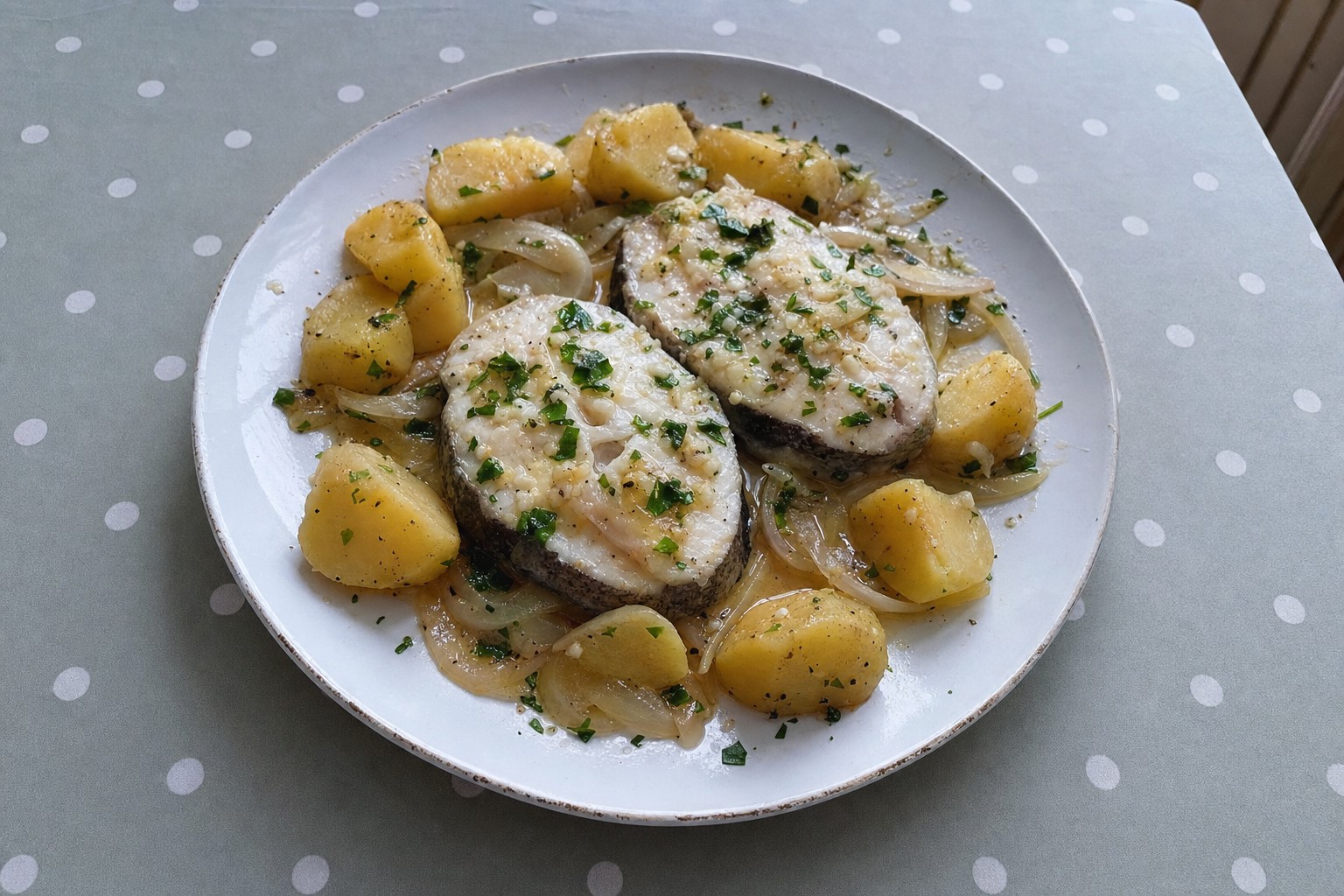 Postas de Corvina no Forno