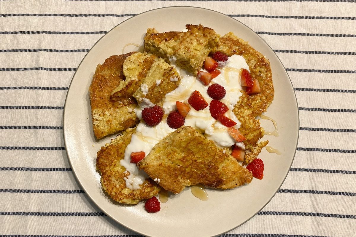 French Toast Proteico