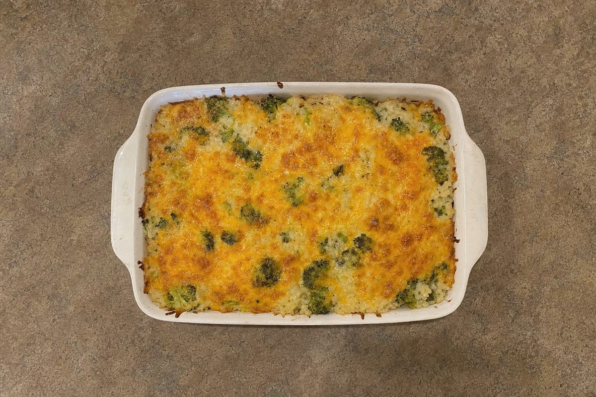 Gratinado de Brócolos com Cheddar