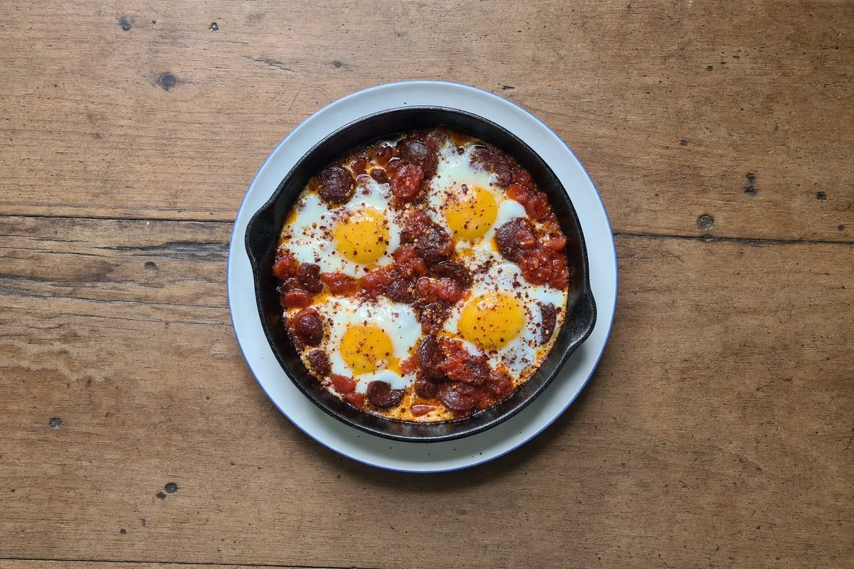 Ovos com Sucuk (Sucuklu Yumurta)