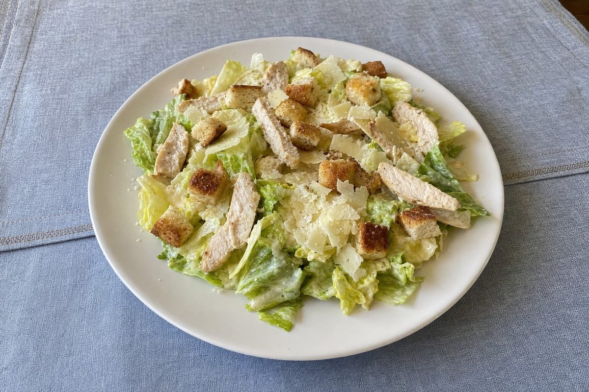 Salada César Leve de Frango