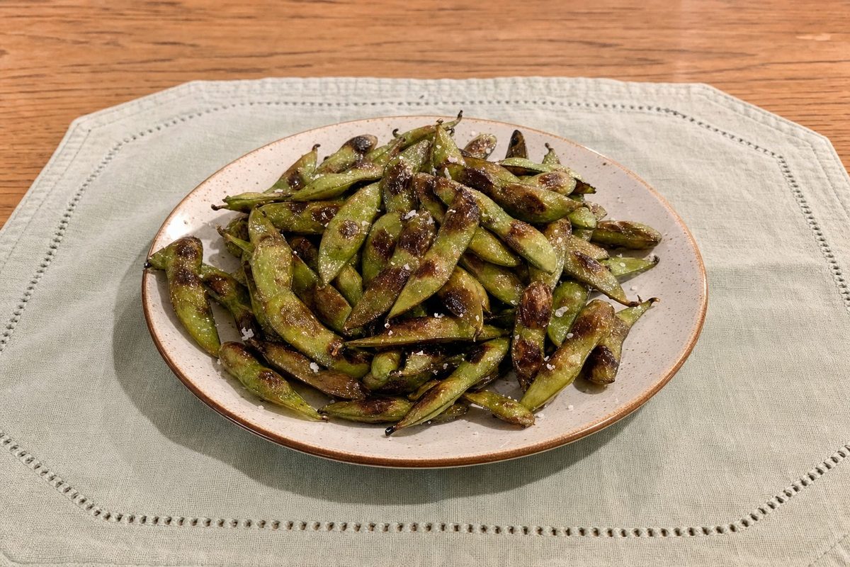 Edamame Salteado com Sal