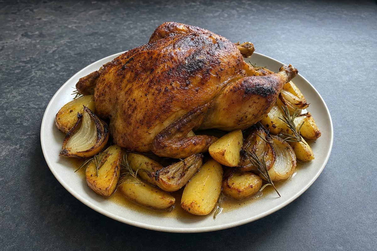 Frango Assado com Batata