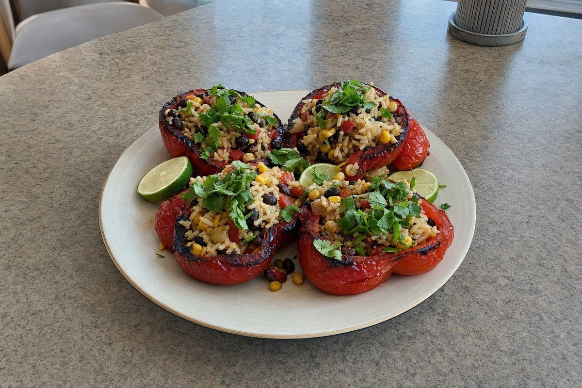 Pimentos Recheados Vegan